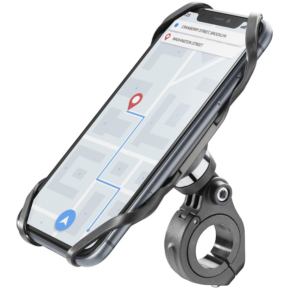 Pro Bike Holder È Il Supporto Da Manubrio Di Cellularline Solido E Resistente, Compatibile Con Smartphone Fra I 4 E I 6,5 Pollici - Foto 2