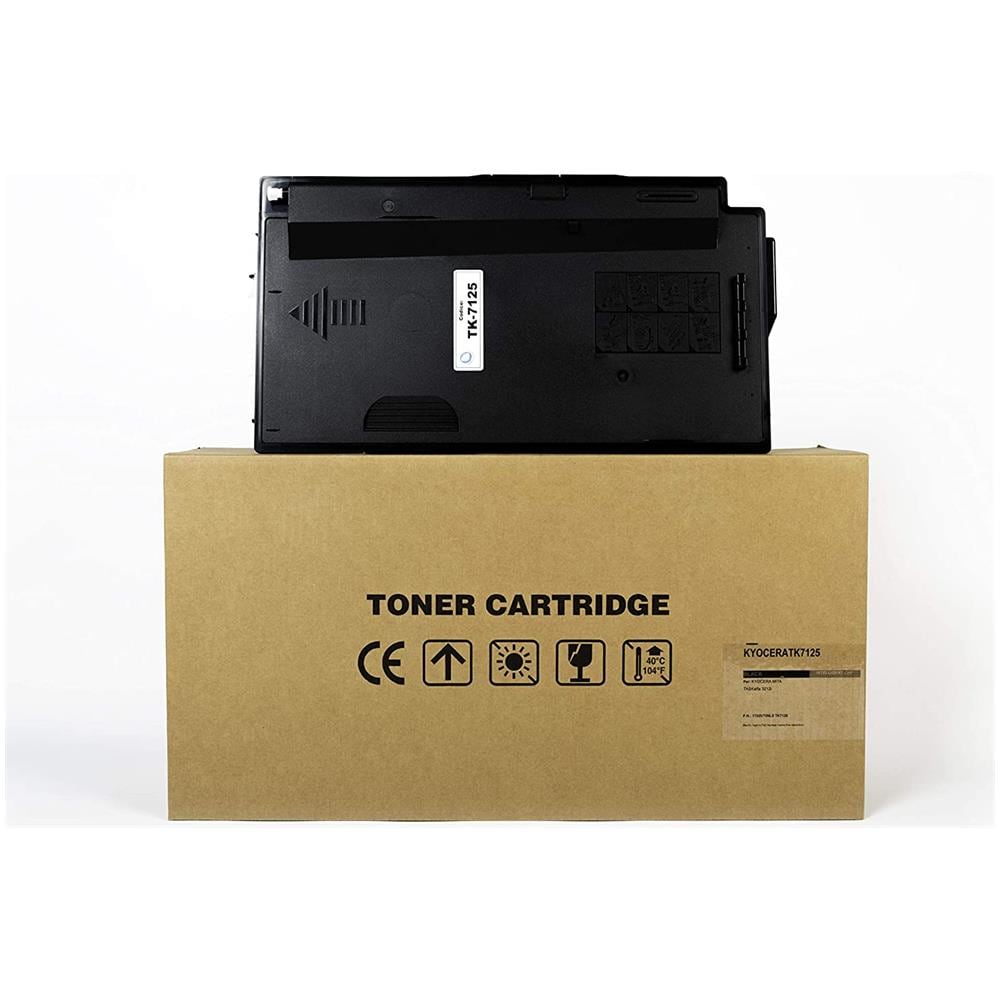 TONER COMPATIBILE - Kyocera Tk-7125 Nero 1t02v70nl0 Per Taskalfa 3212i Fornito Di Intelligent Chip Capacità 20000 Copie Made In Italy - Foto 1