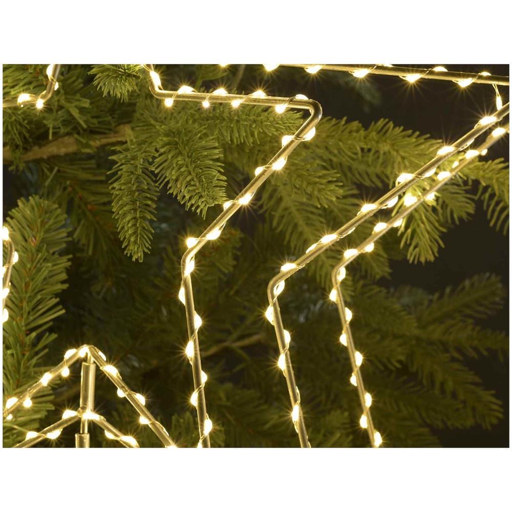 Stella Natalizia Luminosa Da Appendere Con 409 Luci Led Per Interni Ed Esterni - Foto 2