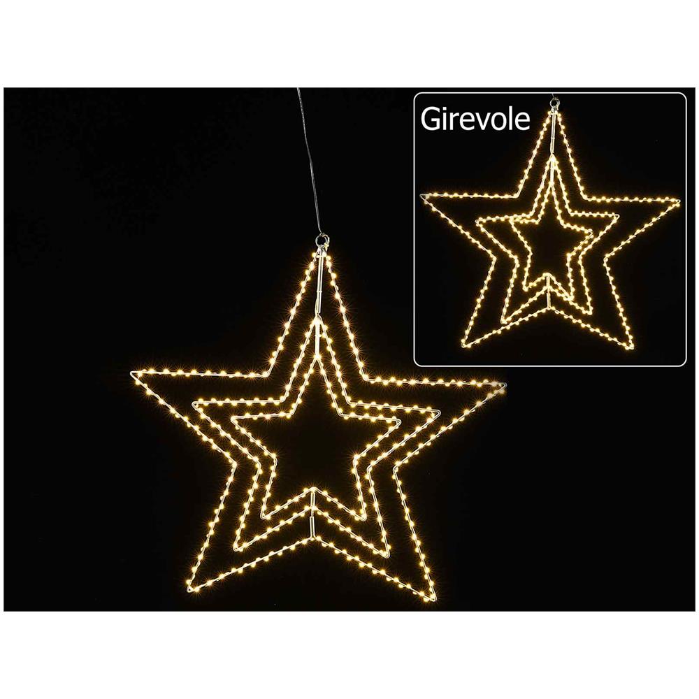 Stella Natalizia Luminosa Da Appendere Con 409 Luci Led Per Interni Ed Esterni - Foto 1