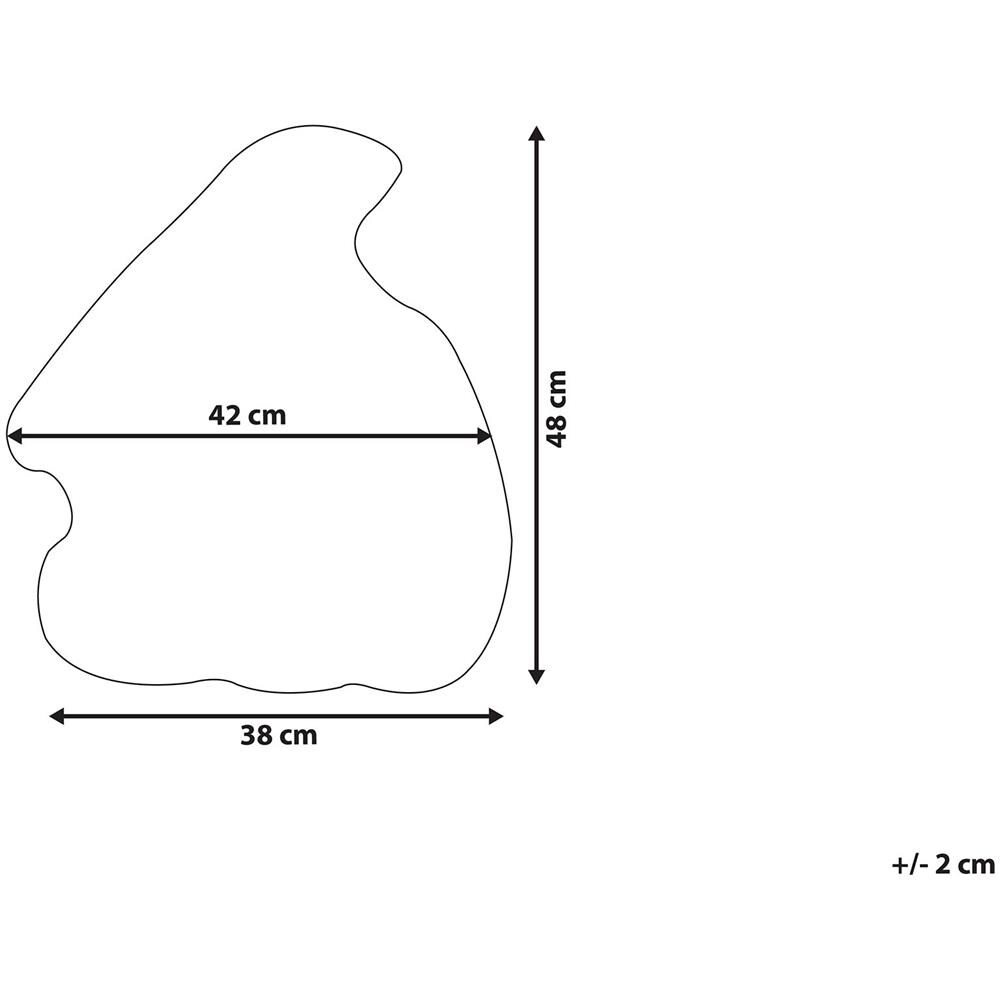 Cuscino Con Stampa Di Scoiattolo Bianco 42 X 48 Cm Kolkata - Foto 2