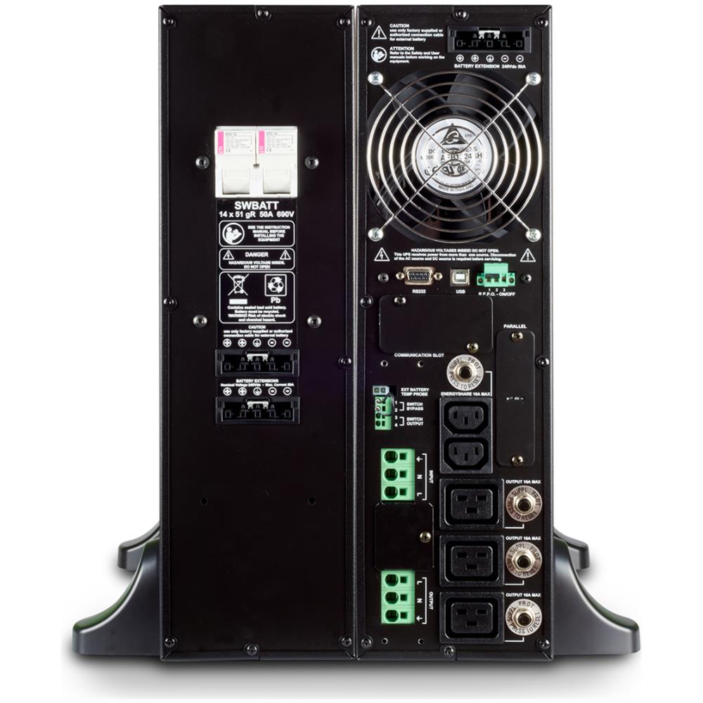 Gruppo di continuità (UPS) Doppia conversione 10 kVA W 5 prese - Foto 2