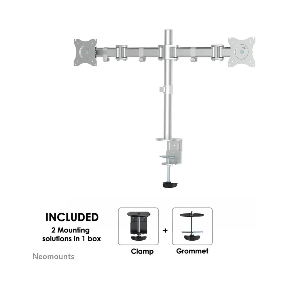 NM-D135DSILVER Supporto da Scrivania per Monitor - Foto 2