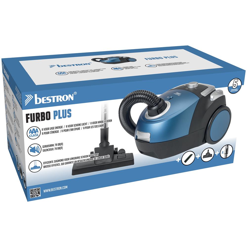 Aspirapolvere a Traino con Sacco Potenza 750 Watt Colore Blu / Nero - Foto 10