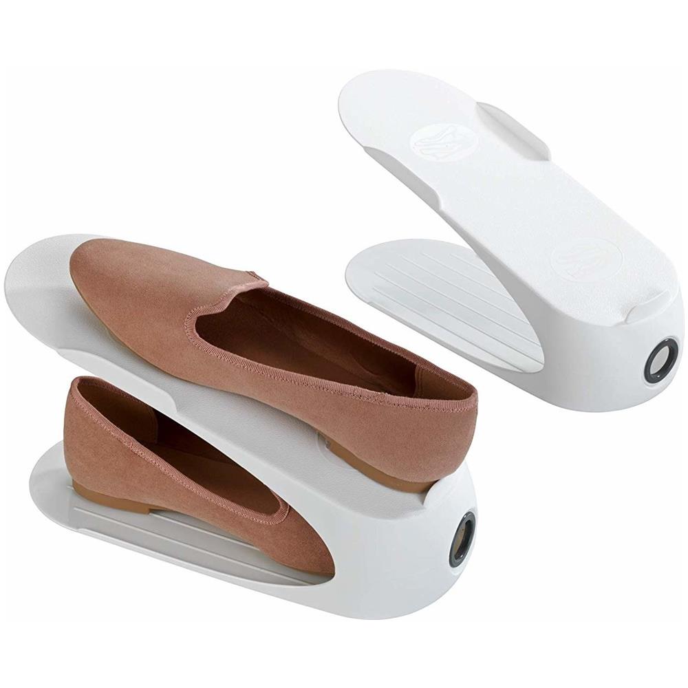 Organizer Per Scarpe Bianco, 4 Pezzi, - Foto 2