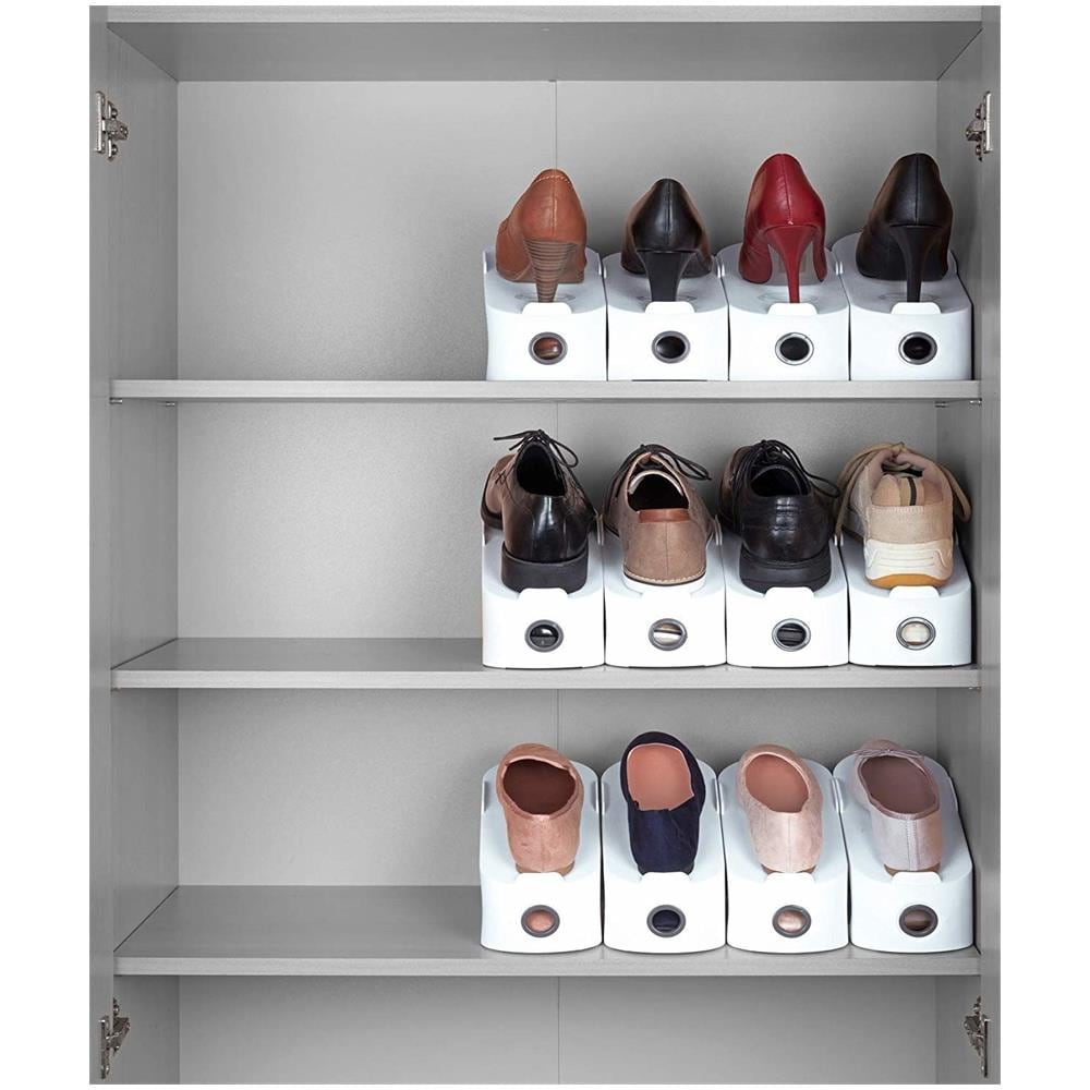 Organizer Per Scarpe Bianco, 4 Pezzi, - Foto 7