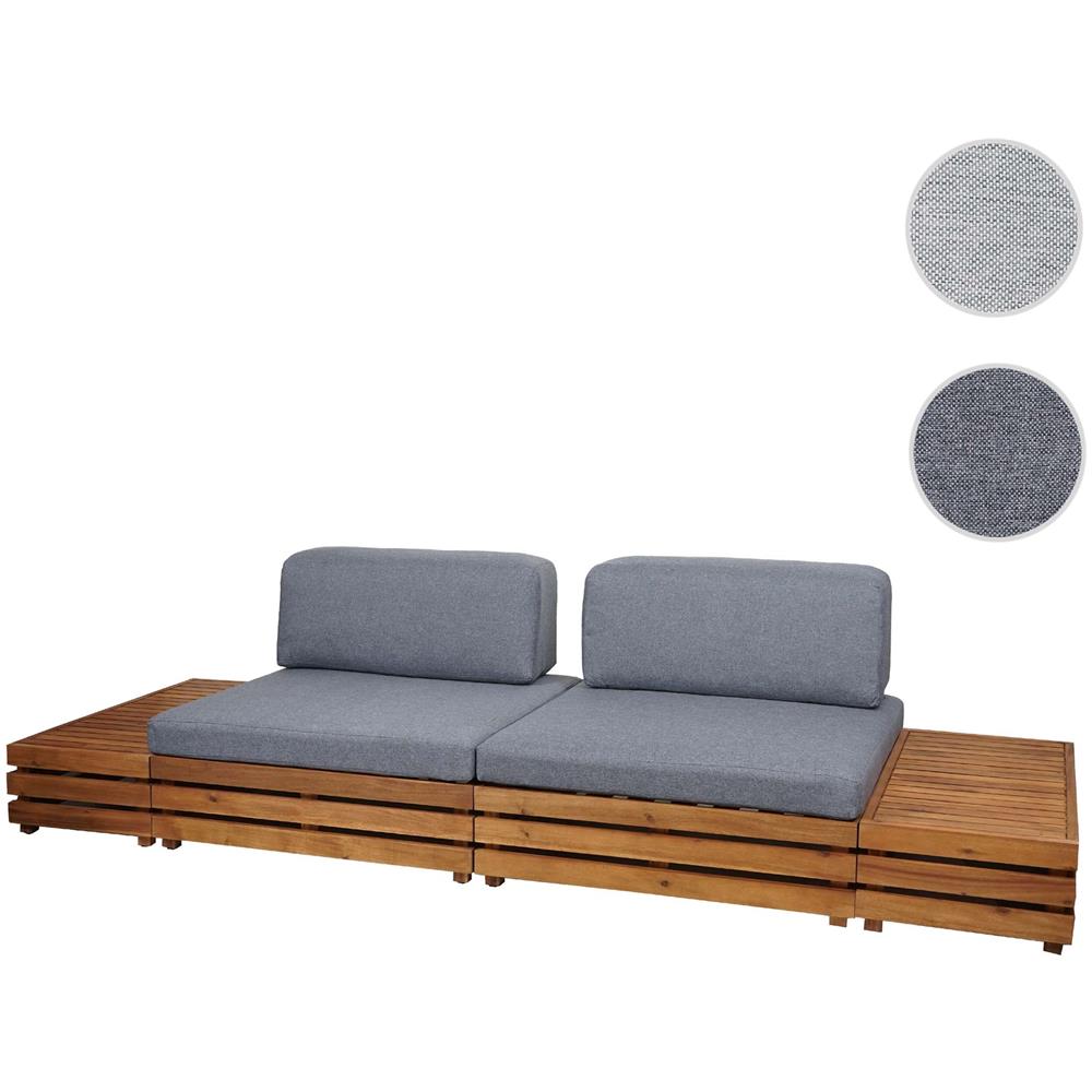 Set Salotto Da Giardino In Polyrattan Nero - 4 Posti Con Cuscini Avorio E Tavolino - Foto 1