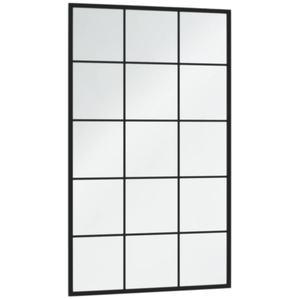 Specchi A Parete 4 Pz Neri 100x60 Cm In Metallo - Foto 3