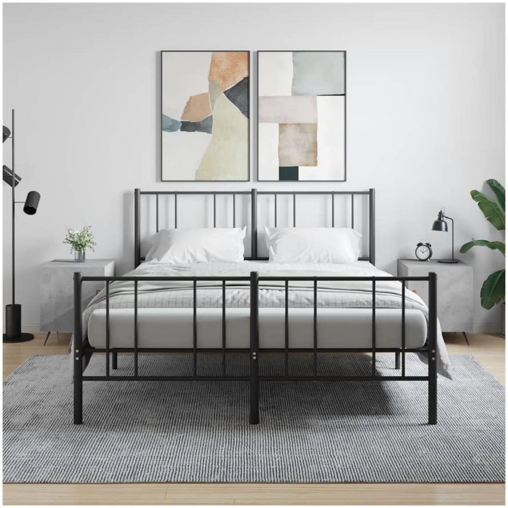 Comodini 2 Pz Grigio Cemento 40x40x50 Cm In Legno Multistrato - Foto 1