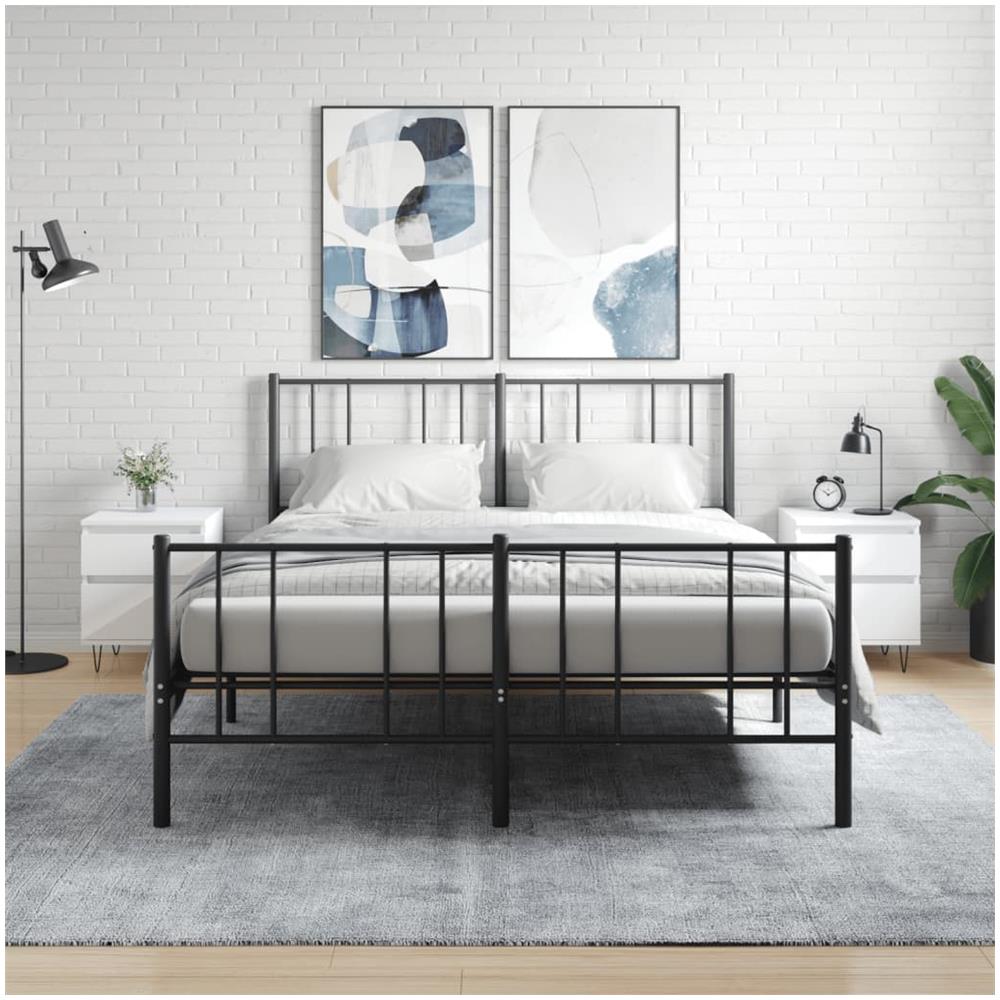 Comodini 2pz Bianchi 40x35x50 Cm In Legno Multistrato - Foto 1
