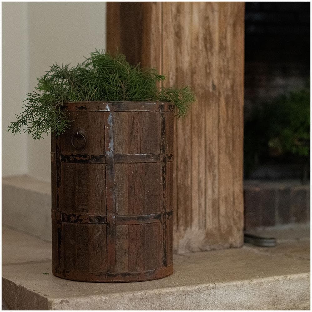 Secchio Bandiera In Legno Riciclato Pamir - Foto 1
