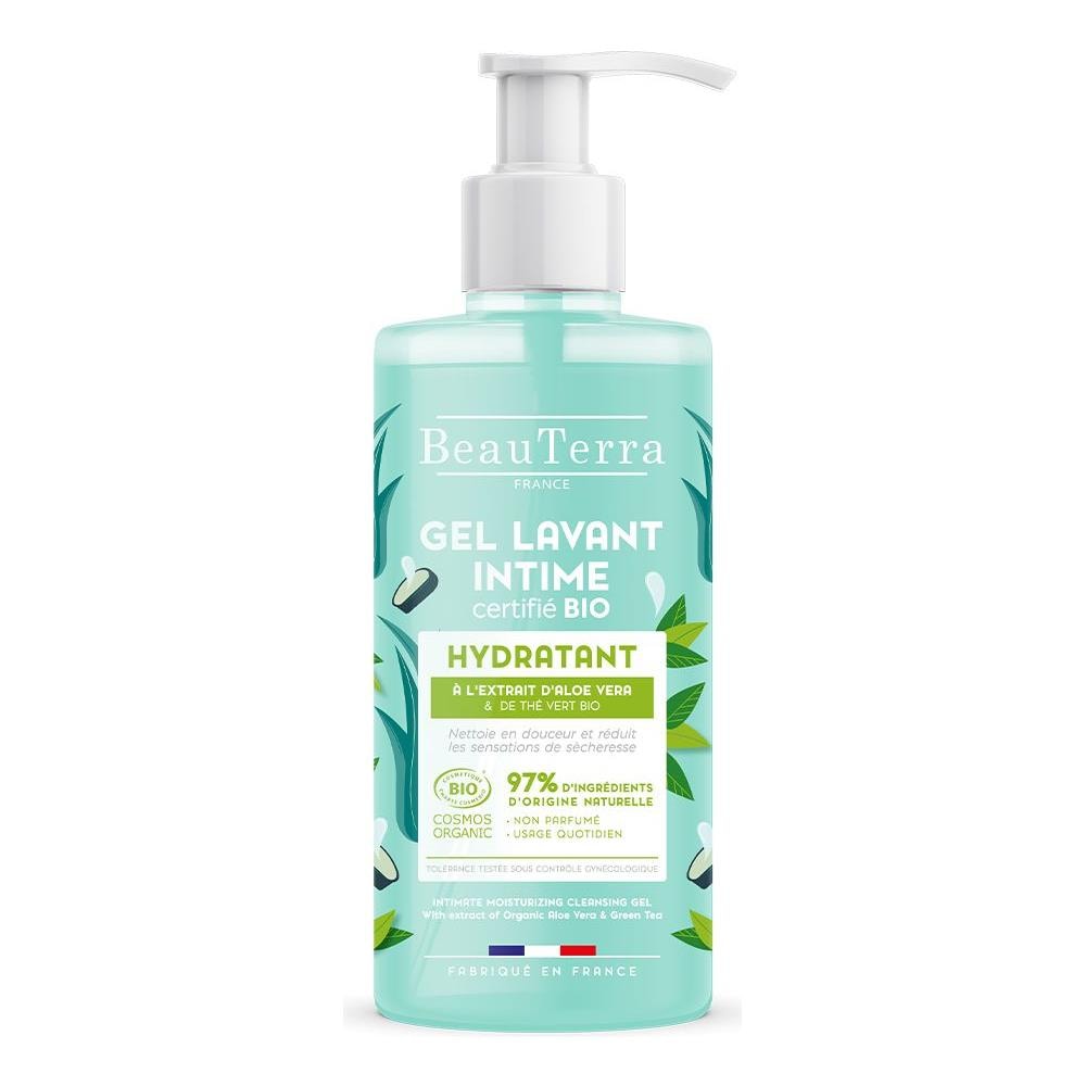 Gel Detergente Intimo Idratante 500ml Aloe Vera E Tè Verde Bio - Foto 1