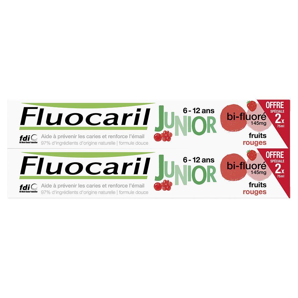 Dentifricio Junior Frutti Rossi 2x75ml 6-12 Anni - Foto 1