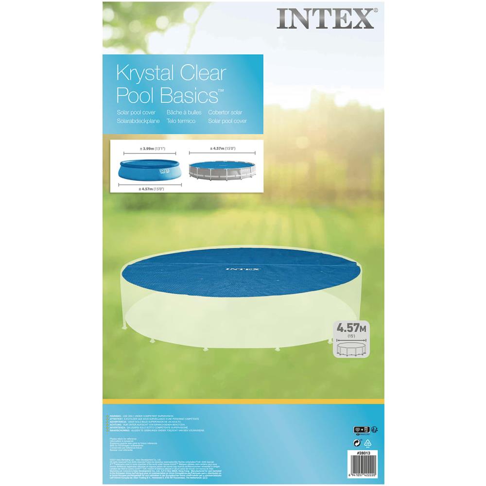 Copertura Solare Per Piscina Blu 448 Cm In Polietilene - Foto 4