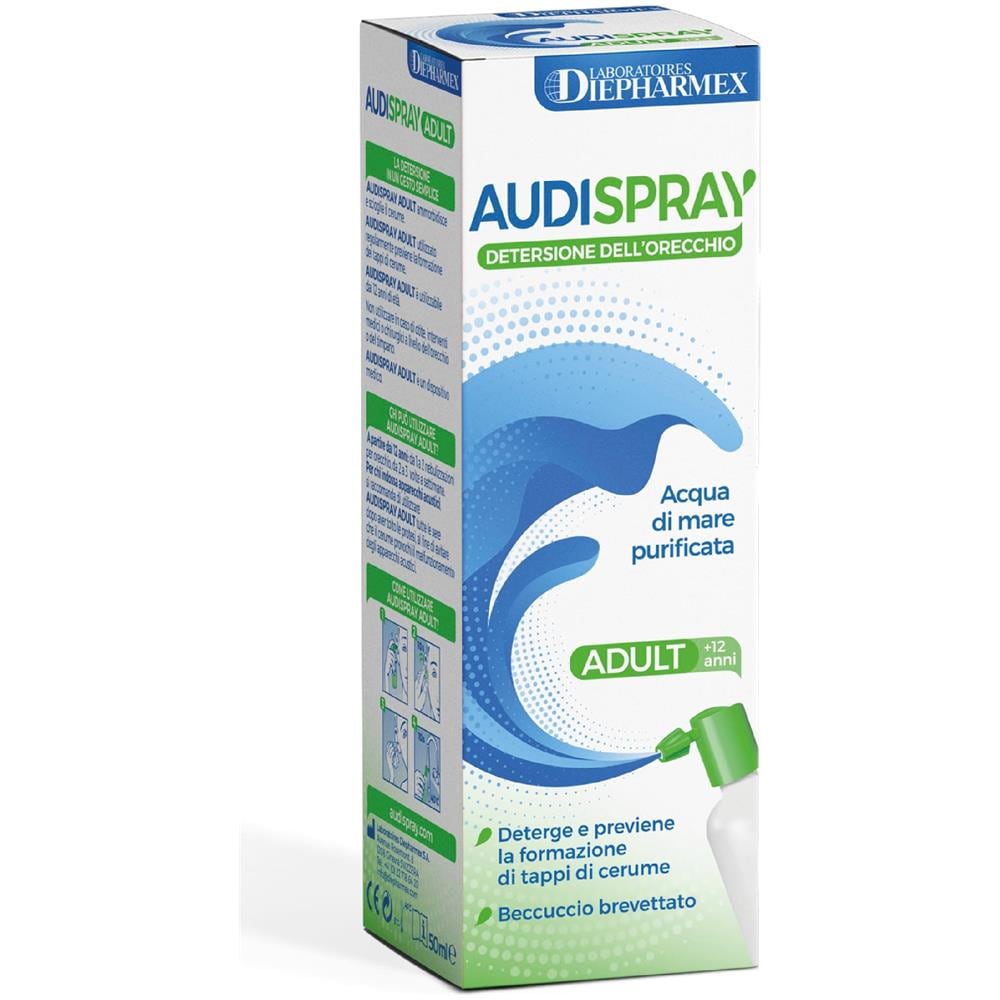 Soluzione di Acqua di Mare Ipertonica Adult Igiene Orecchio Spray Senza Gas 50 ml - Foto 1