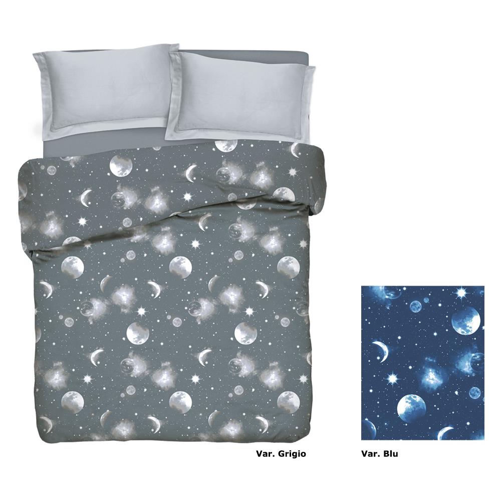 Trapunta Piumone Estiva Primaverile 100gr Linea Scaldanotti Disegno Stellato Matrimoniale Blu - Foto 1