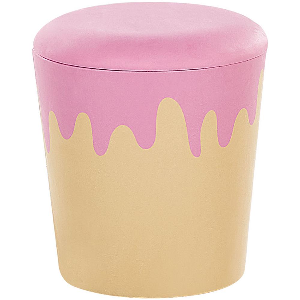 Pouf Per Bambini A Forma Di Cuore Roba Lil Sofa - In Velluto Con Contenitore, Rosa - Foto 2