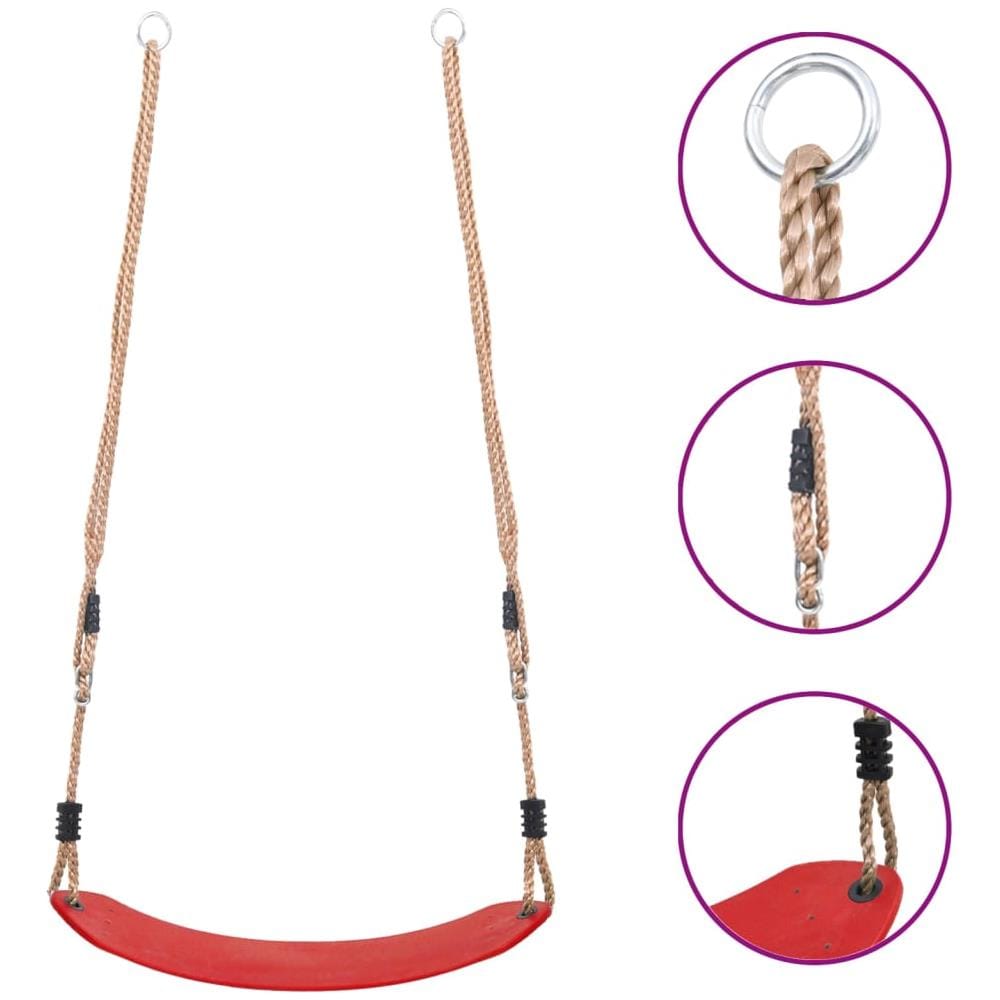 Seggiolino per Altalena per Bambini Rosso - Foto 1