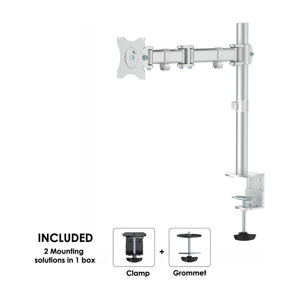 Supporto da Scrivania NM-D135SILVER per Monitor LCD /LED /TFT - Foto 2