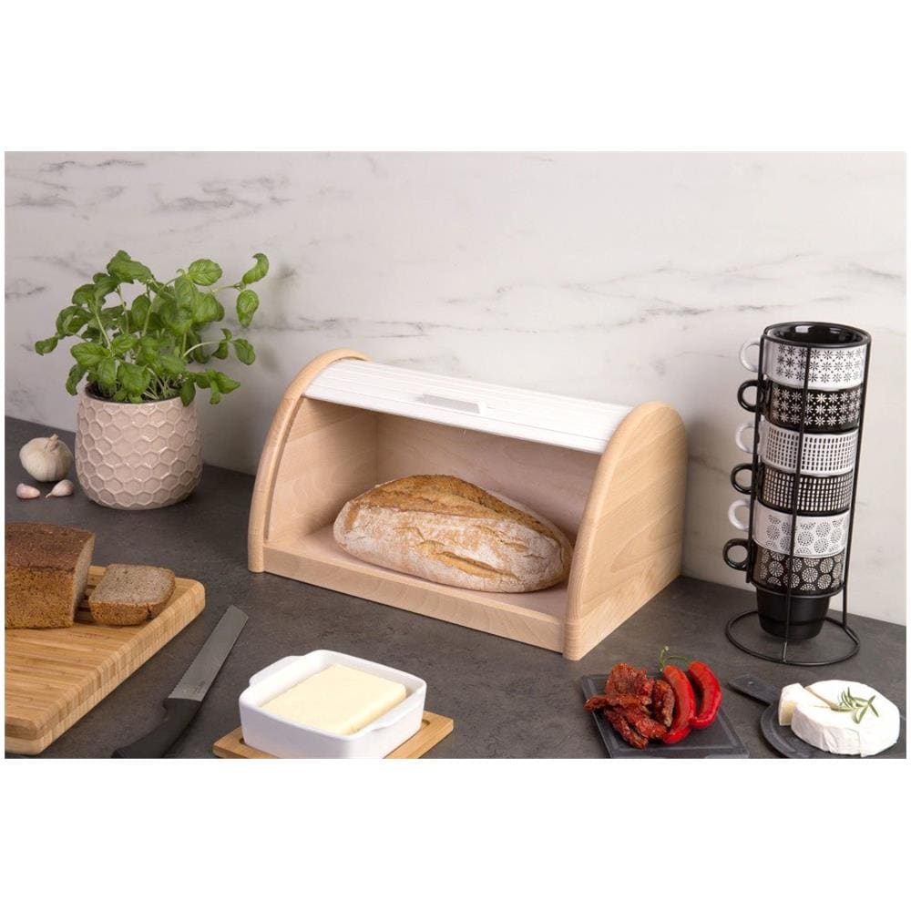 Pane In Legno, Contenitore Per Pane, 39x25x21cm, Zeller - Foto 2