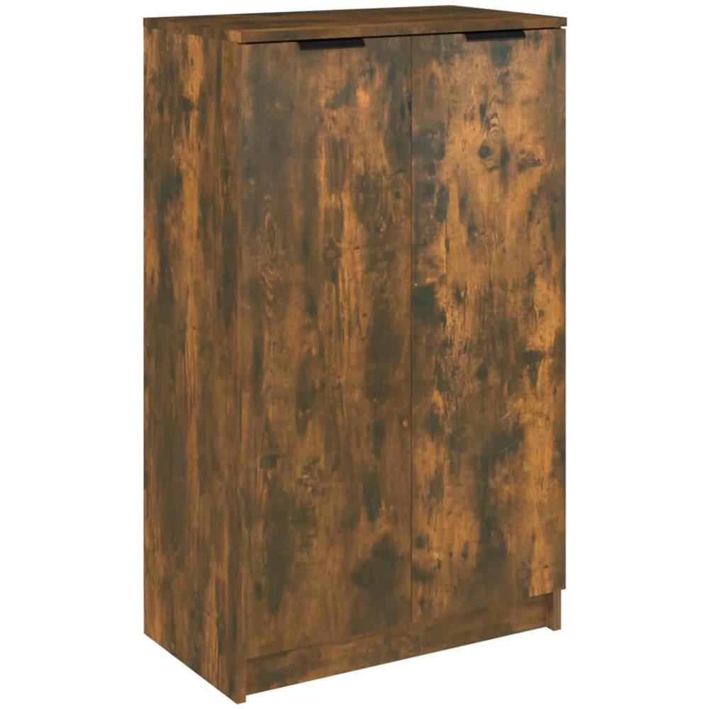 Scarpiera Rovere Fumo 59x35x100 Cm In Legno Multistrato - Foto 2