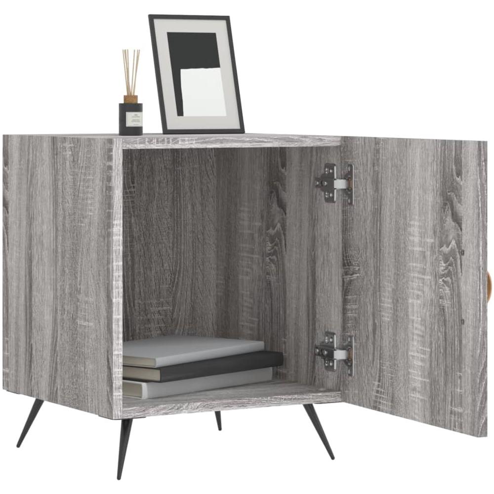Comodini 2 Pz Grigio Sonoma 40x40x50 Cm In Legno Multistrato - Foto 3