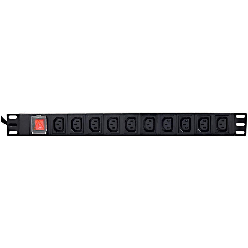Power Distribution Unit PDU 10pcs C13 Sockets 1U 16A C19 Plug 2m Cable - Foto 1