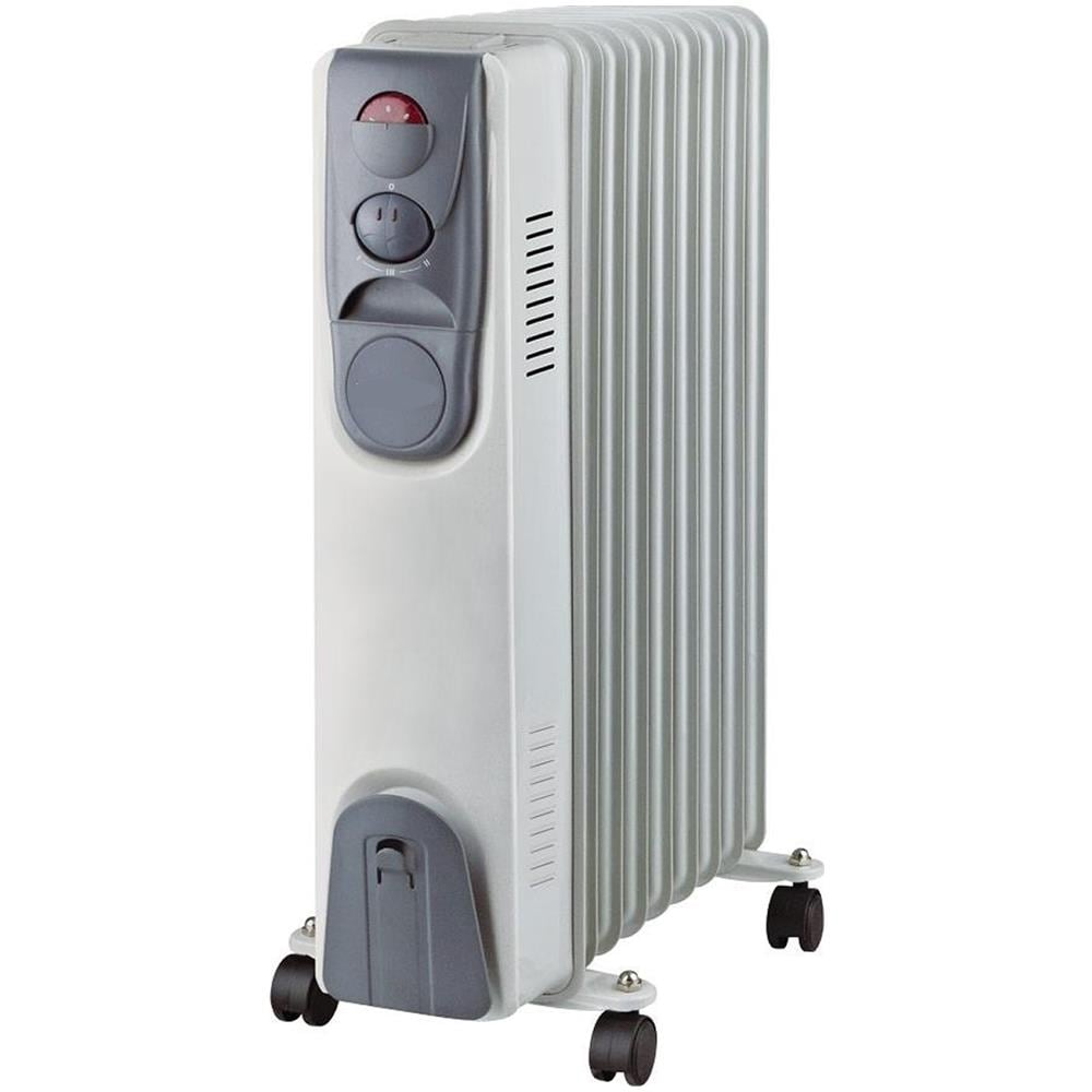 Stufa radiatore ad olio 9 elementi 2000 Watt 230 Volt con ruote - Foto 3