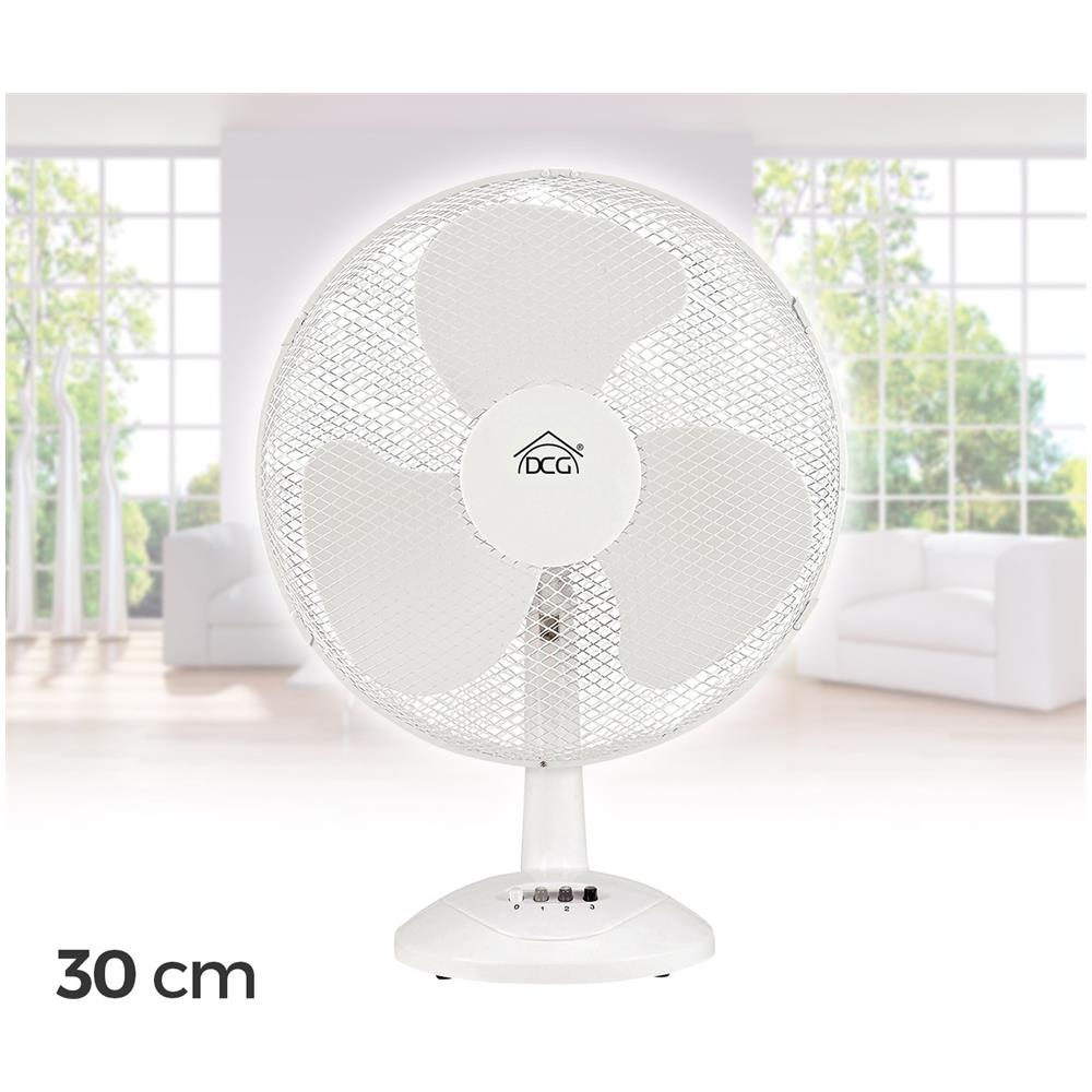 Ve9030 Ventilatore 3 Pale Oscillazione Orizzontale 3 Velocità Diametro 30 Cm - Foto 2