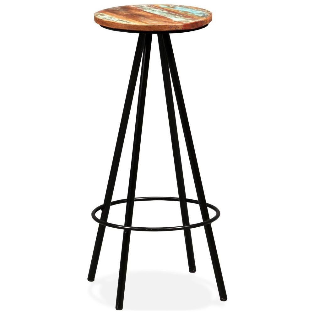 Set Da Bar 3 Pz In Legno Massello Di Recupero - Foto 7