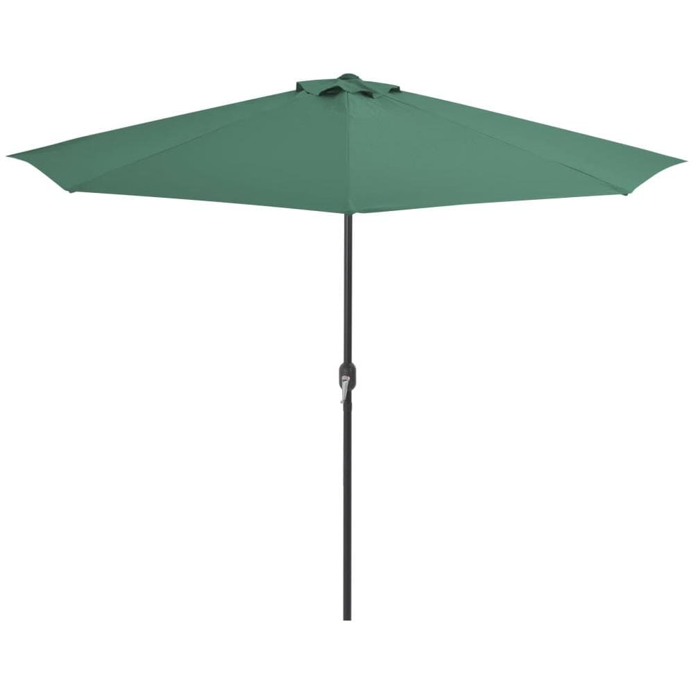 Ombrellone da Balcone Palo in Alluminio Verde 300x150 cm - Foto 2