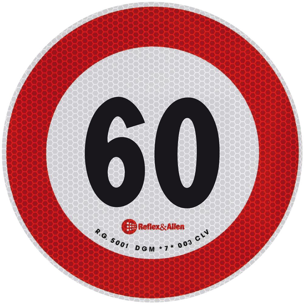 98440 Contrassegno Limite Velocita' 60 Km-h - Foto 1