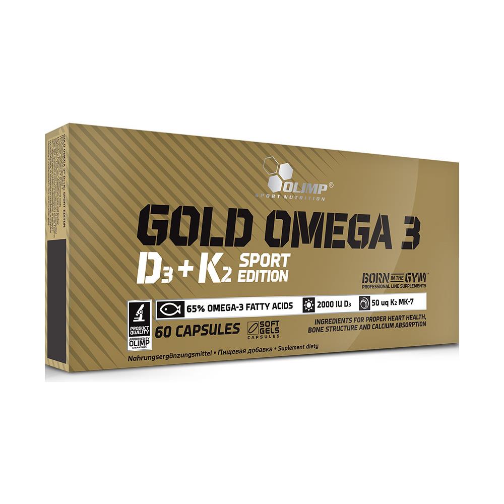 Gold Omega 3 D3+k2 Sport Edition - 60 Caps - Foto 1