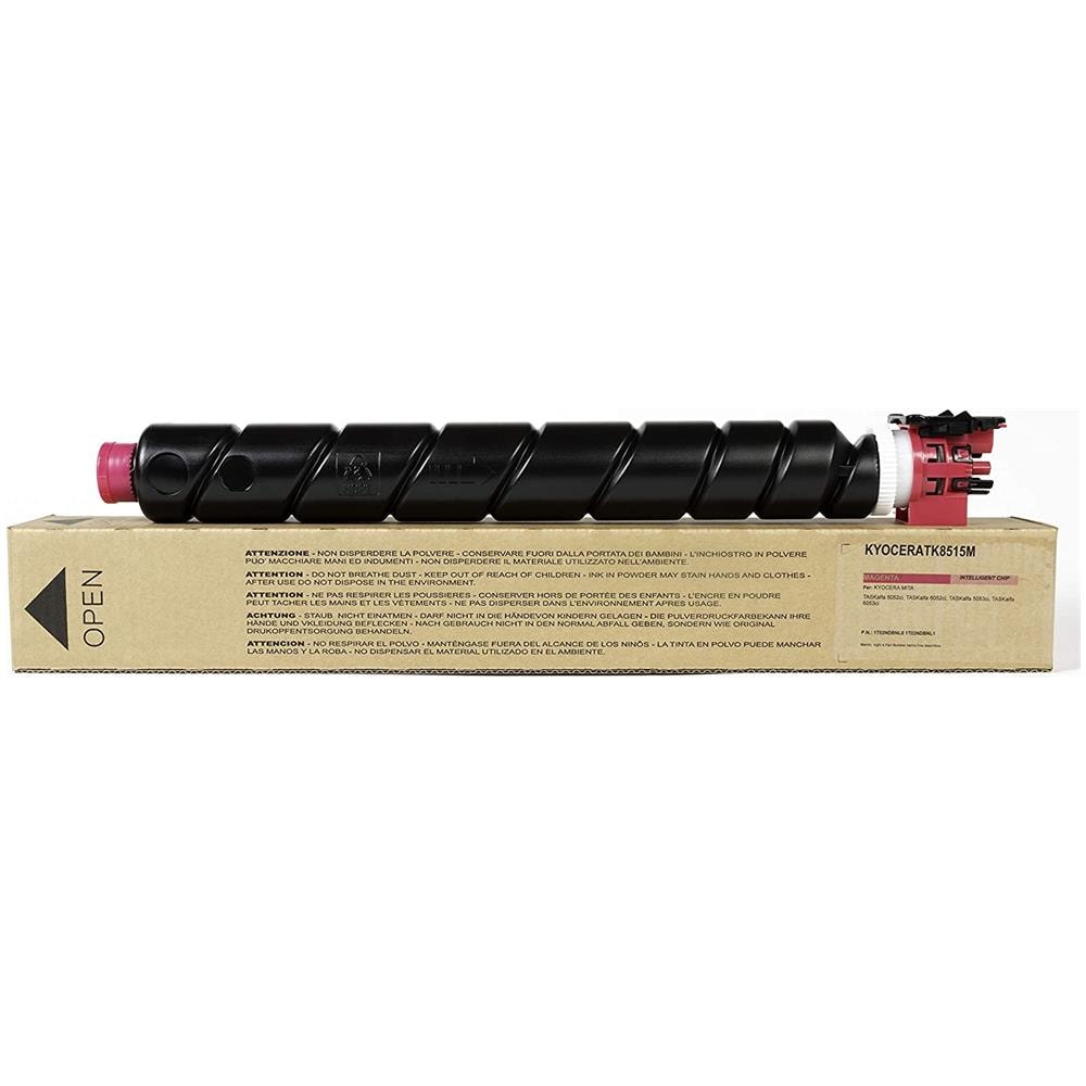 TONER COMPATIBILE - Kyocera Tk-8515m Magenta 1t02ndbnl0 1t02ndbnl1 Per Taskalfa 5052ci, Taskalfa 6052ci, Taskalfa 5053ci, Taskalfa 6053ci Fornito Di Intelligent Chip Capacità 20000 Copie Made In Italy - Foto 1