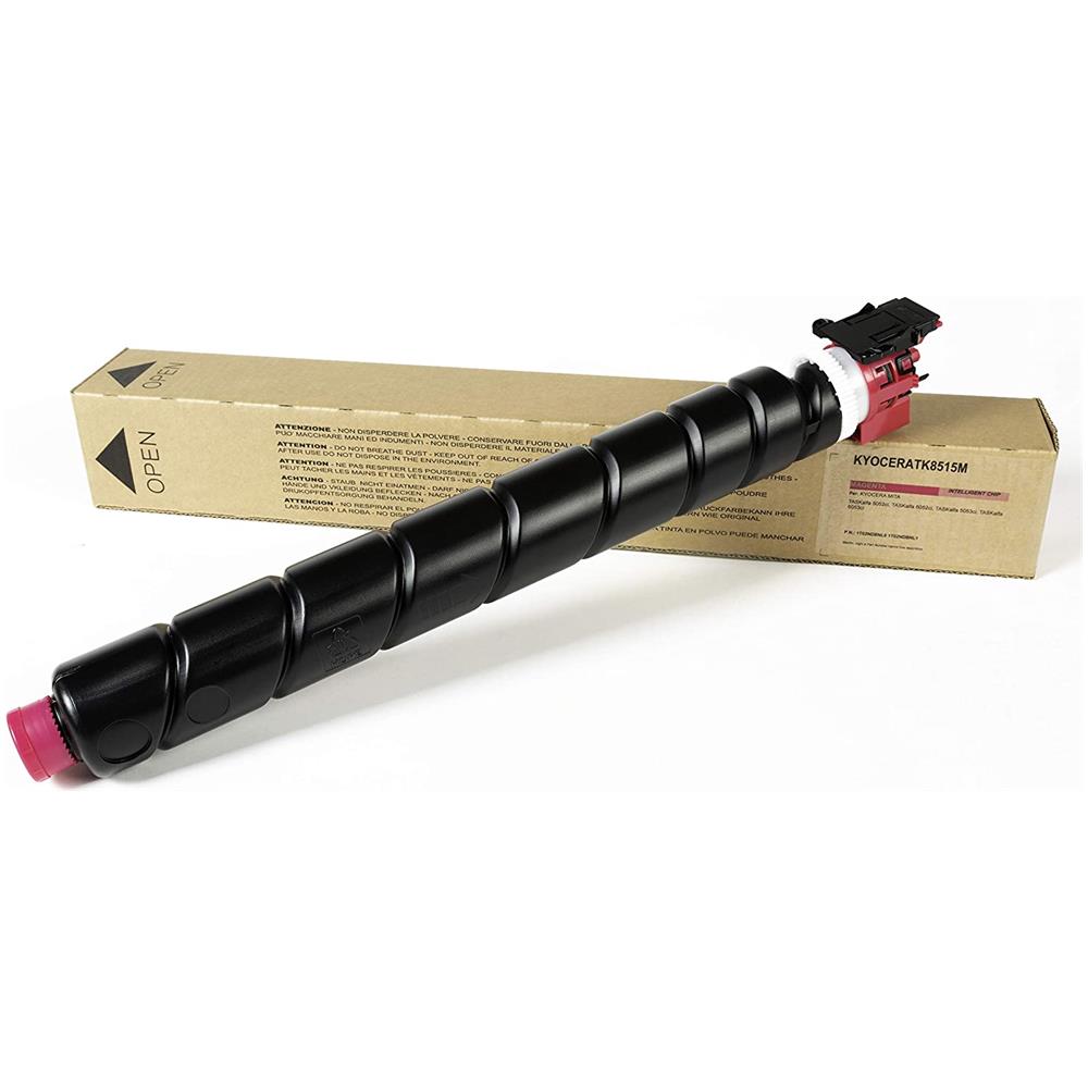 TONER COMPATIBILE - Kyocera Tk-8515m Magenta 1t02ndbnl0 1t02ndbnl1 Per Taskalfa 5052ci, Taskalfa 6052ci, Taskalfa 5053ci, Taskalfa 6053ci Fornito Di Intelligent Chip Capacità 20000 Copie Made In Italy - Foto 2