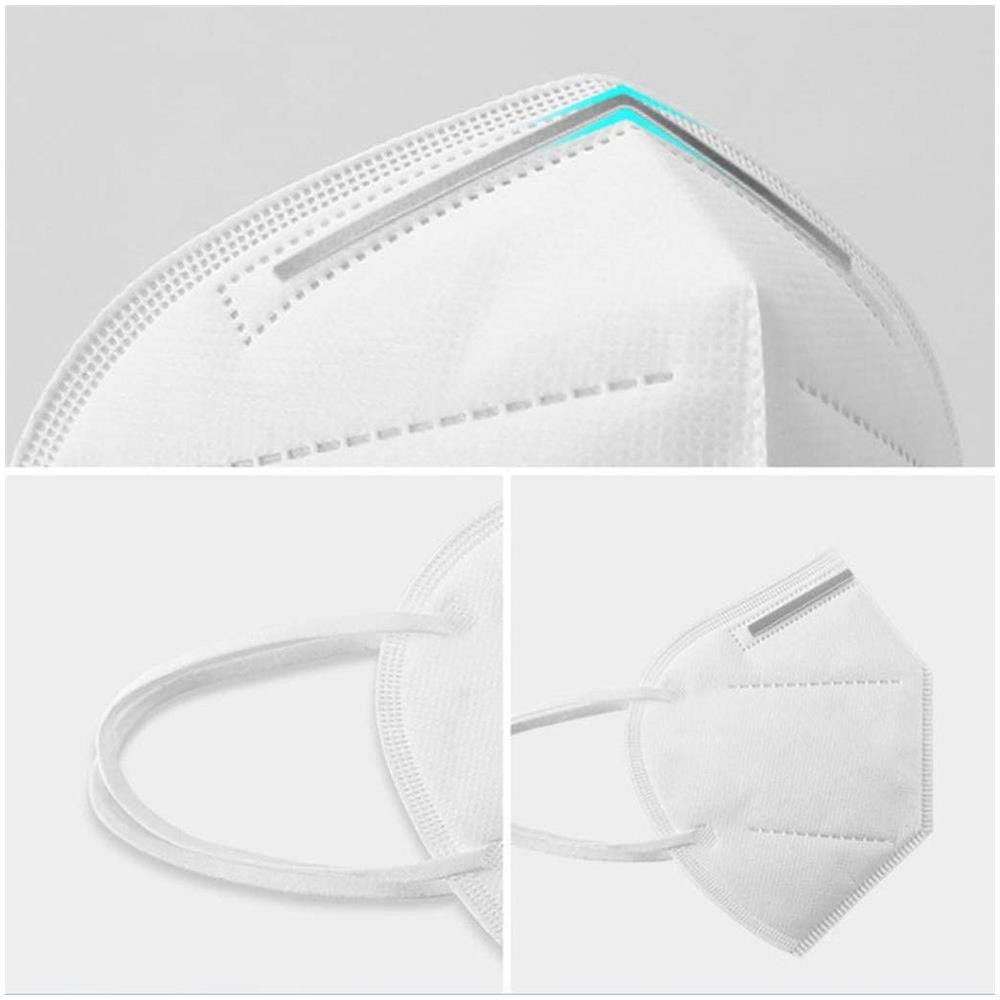 100 Pezzi Maschera Ffp2 4 Strati Maschere Kn95 Filtrazione 95% - Foto 2