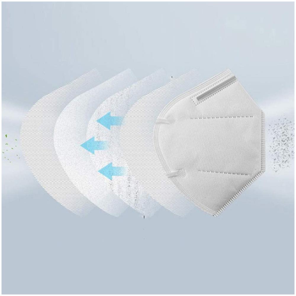 100 Pezzi Maschera Ffp2 4 Strati Maschere Kn95 Filtrazione 95% - Foto 4