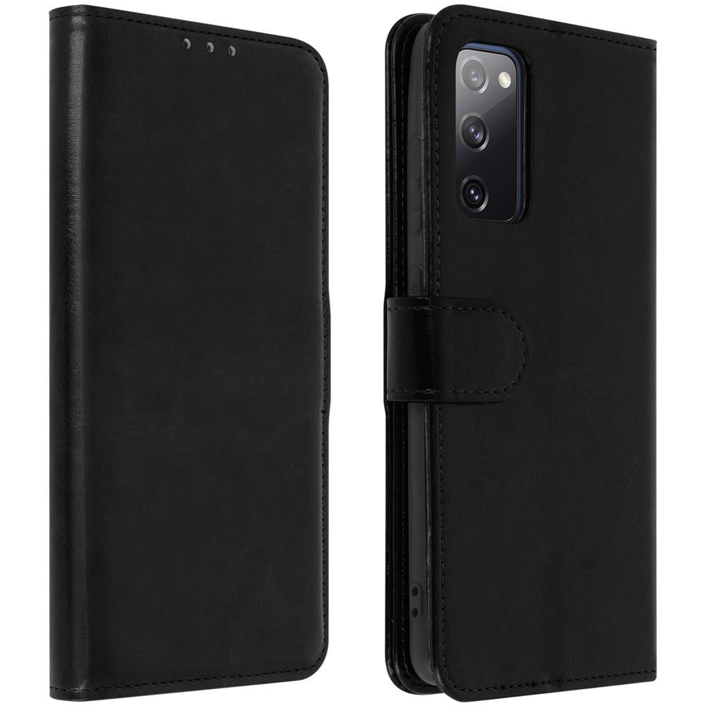 Custodia A Libro Samsung Galaxy S20 Fe Portacarte Funzione Supporto - Nero - Foto 1
