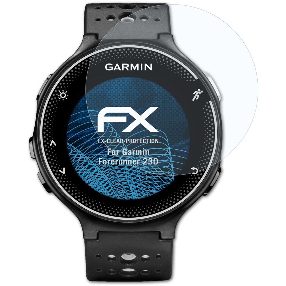 Protezione Pellicola Dello Schermo Compatibile Con Garmin Forerunner 230 Pellicola Protettiva, Ultra-trasparente Fx Proteggi Schermo (3x)  - Foto 3
