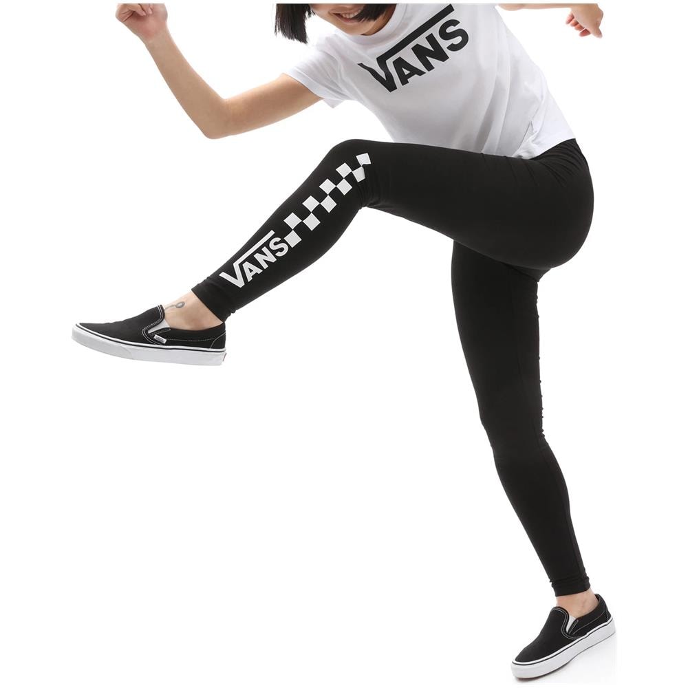 Leggings Da Donna Chalkboard Classic Nero Taglia S Codice Vn0a4s9wblk - Foto 1