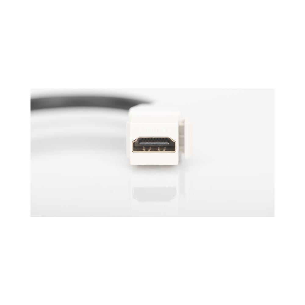 Hdmi 2.0 Keystone Module Female / Female Cable Color Wh - Foto 3