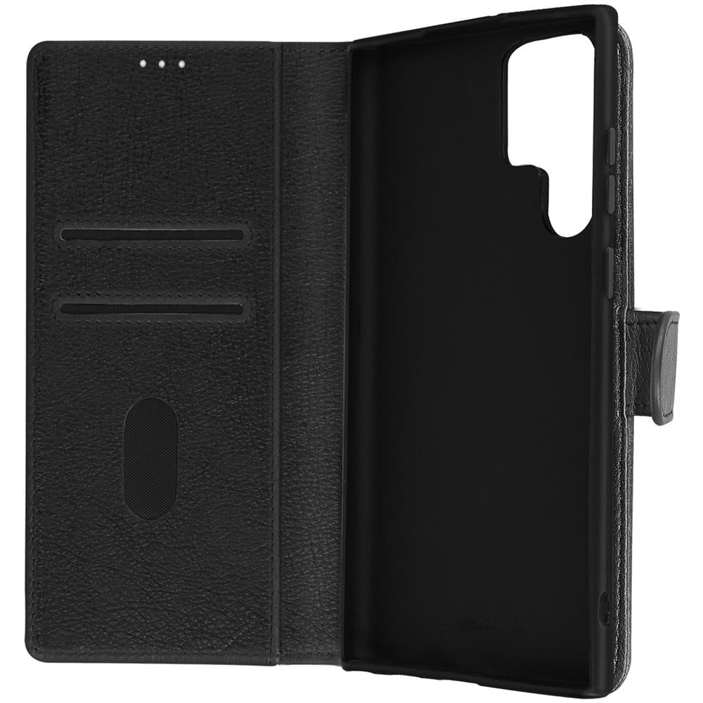 Custodia Per Samsung Galaxy S22 Ultra, Portacarte E Funzione Supporto Nera - Foto 1