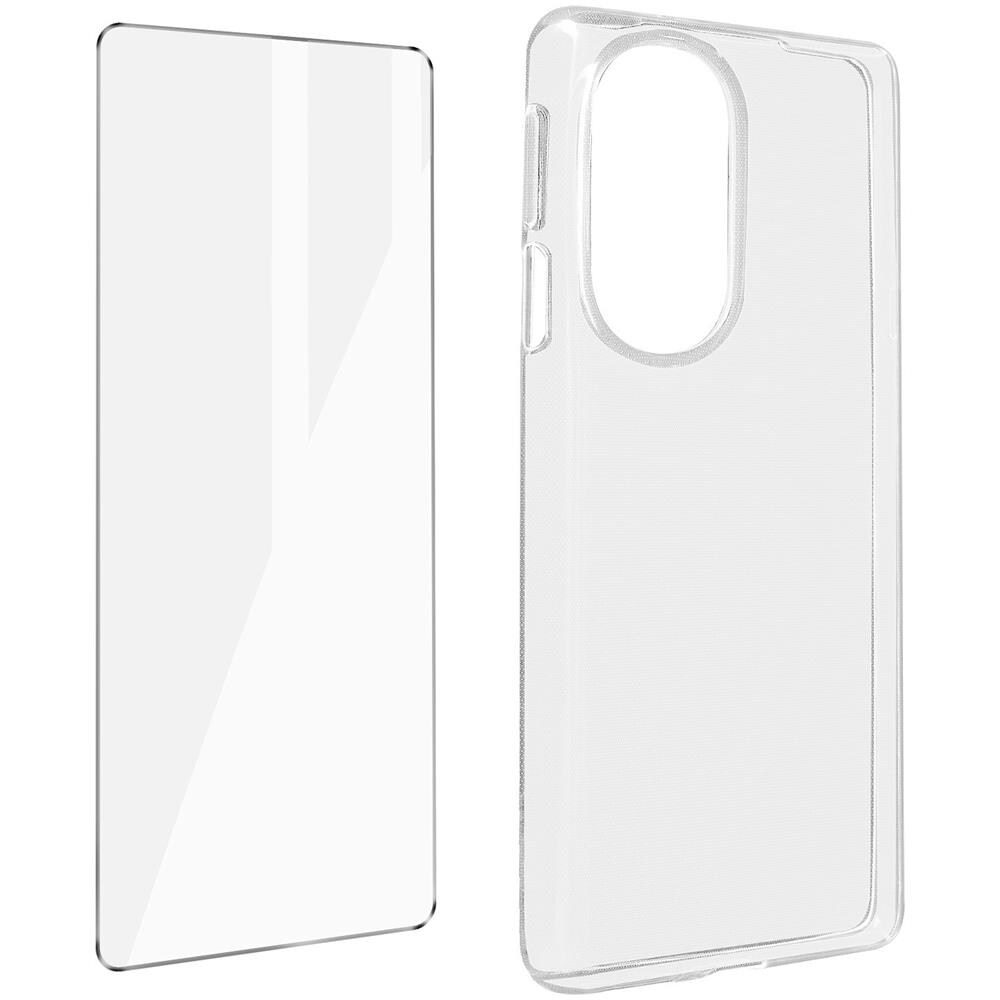 Cover Silicone Motorola Edge 30 Pro + Vetro Temperato Trasparente - Foto 1