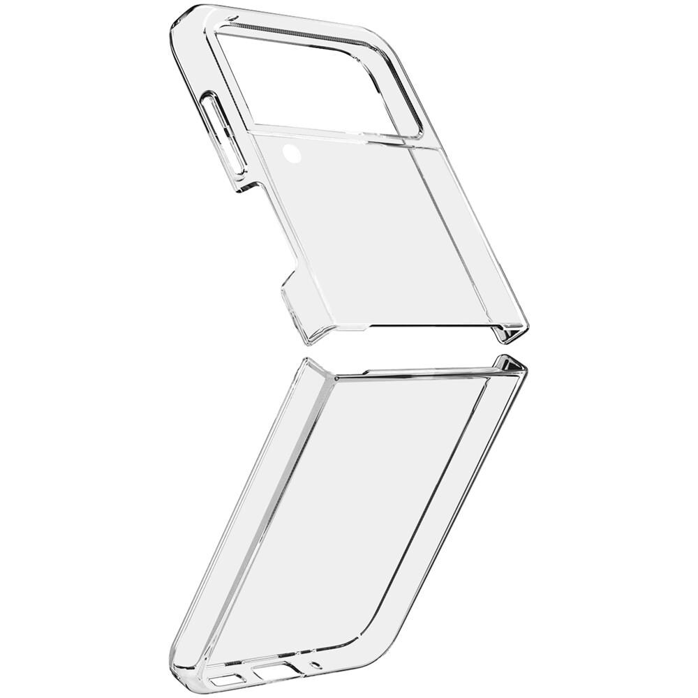 Clear Slim Cover Samsung Ef-qf721ctegww Per Galaxy Z Flip4 Sm-f721b Trasparente - Foto 9