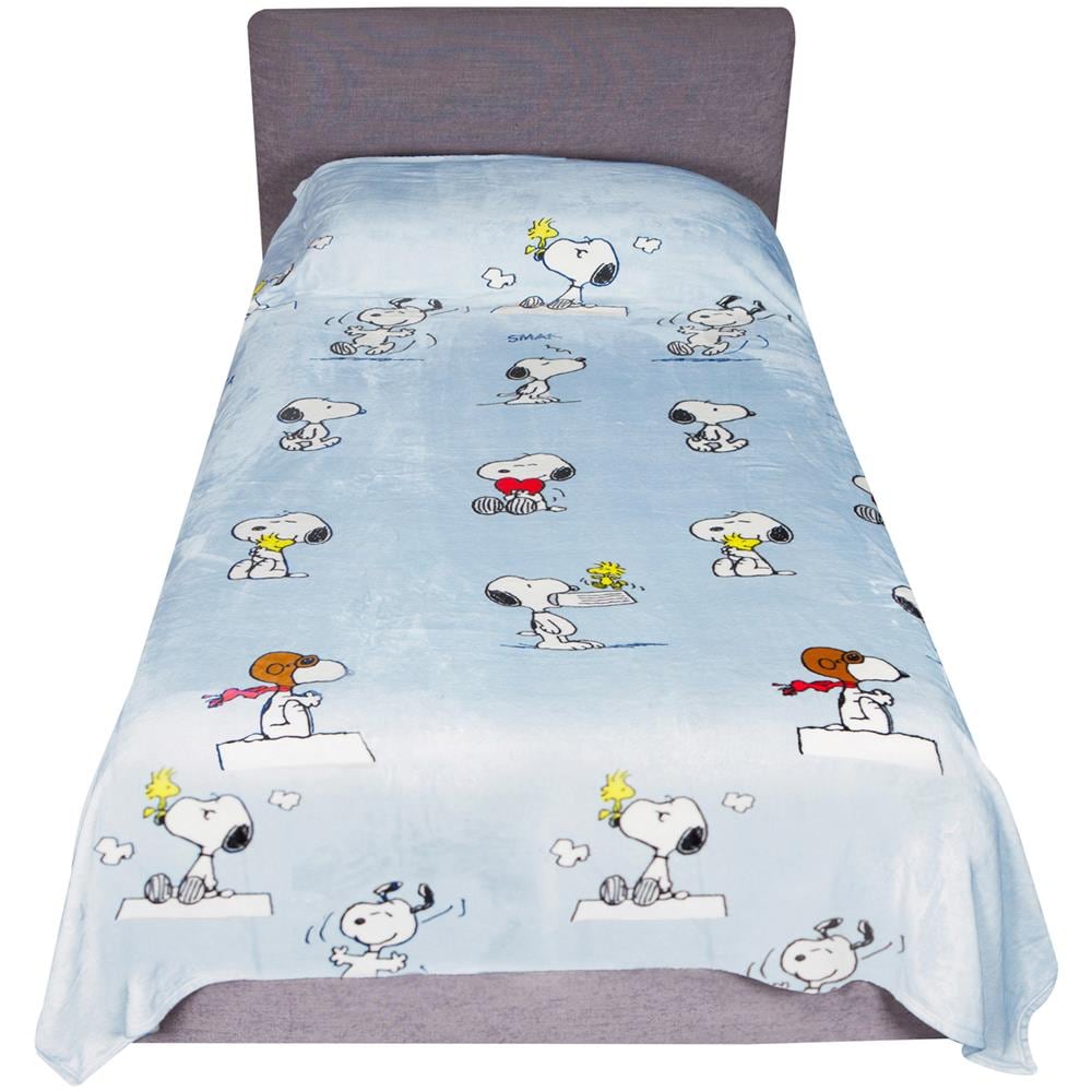 Coperta Singola Snoopy Multicolore - Foto 1
