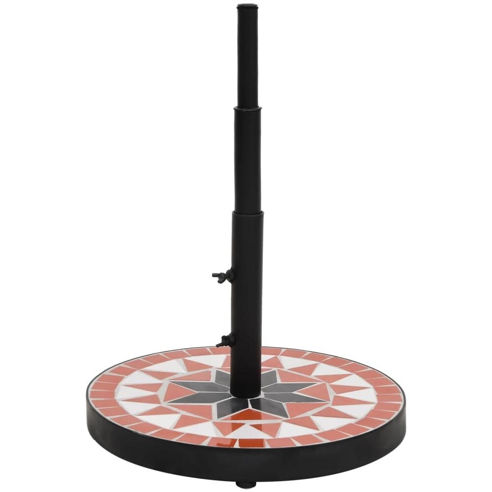 Base per Ombrellone Terracotta e Bianco Rotonda 12 kg - Foto 2