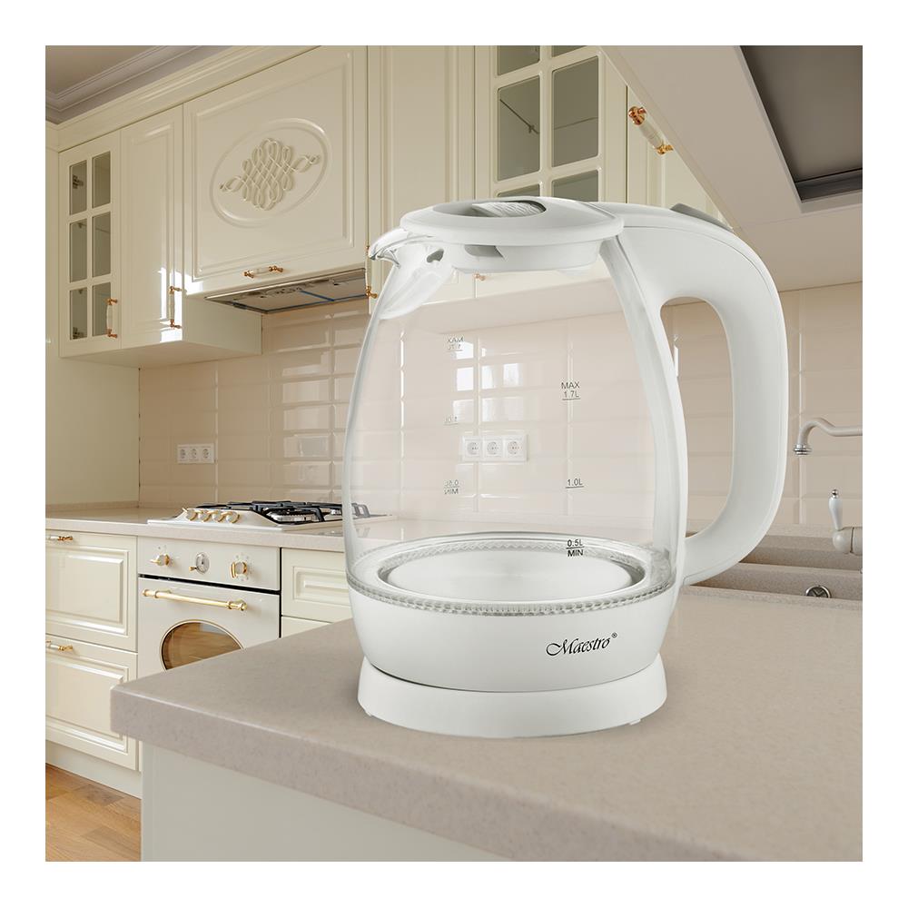 MR-063-WHITE bollitore elettrico 1,7 L 2200 W Bianco - Foto 2