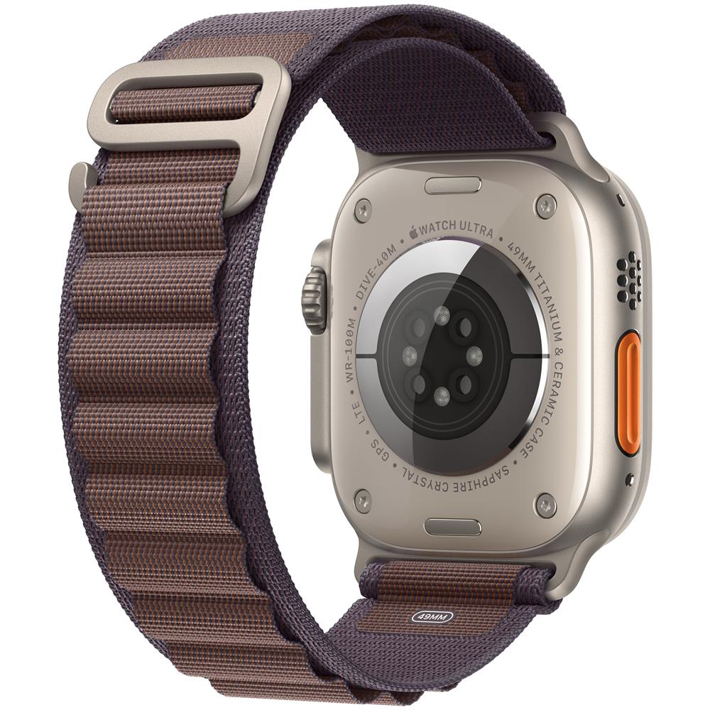 Watch Ultra 2 GPS + Cellular, Cassa 49m in Titanio con Indigo Alpine Loop - Small - Foto 3