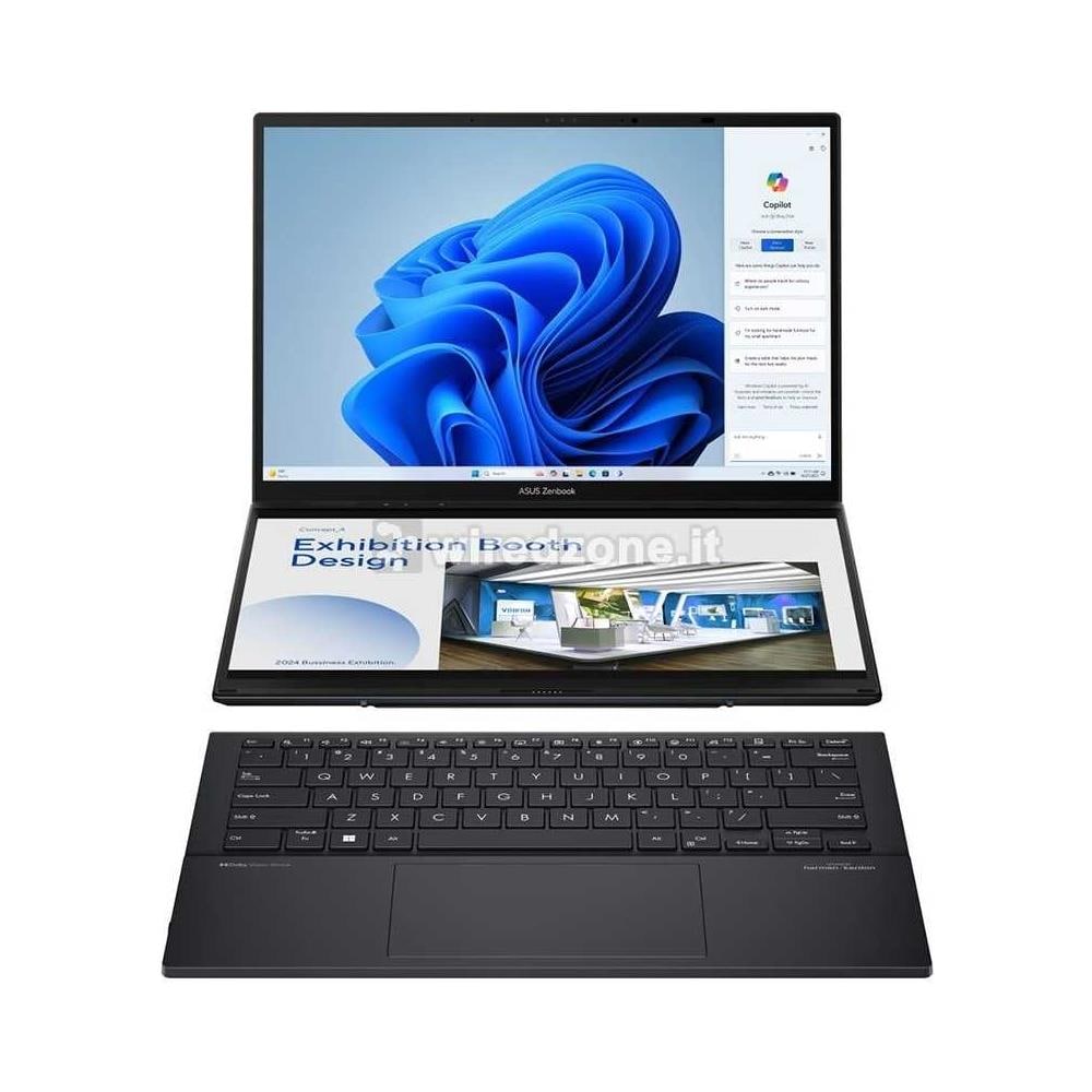 Zenbook Duo Monitor 14" OLED UX8406MA-PZ355X Touchscreen 2.8K Intel Core Ultra 7 155H RAM 32 GB LPDDR5x SSD 1 TB Windows 11 Pro - Foto 1