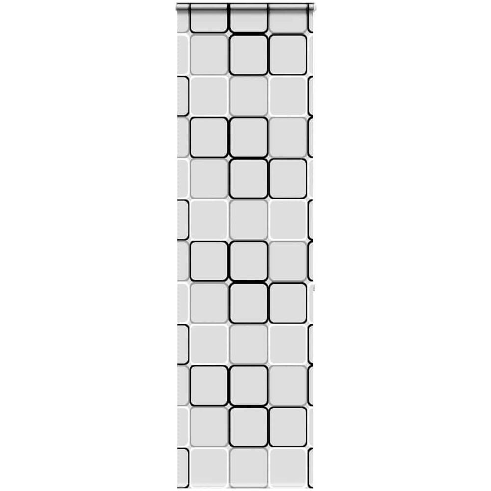 Tenda a Rullo per Doccia Cassonetto 80x240 cm Larghezza Tessuto - Foto 1